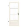 GARANT Drzwi pokojowe Como Białe lakierowane z przeszkleniem CKL1 Słup SP4
