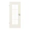 GARANT drzwi pokojowe Milano biały lakier z przeszkleniem ML1 szpros SP1