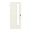 GARANT drzwi pokojowe Riva RI4 biały lakier z przeszkleniem LA-4 od strony zamka