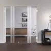 LIENBACHER GLAS Drzwi dwuskrzydłowe szklane Model 316 szkło przezroczyste