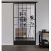 LIENBACHER całoszklane drzwi przesuwne Modell 643 Black Signature szkło przezroczyste