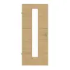 Drzwi pokojowe GARANT Corona 730 wzdłuż Authentic dąb szypułkowy CePaL z przeszkleniem LA-4 na środku