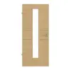 Drzwi pokojowe GARANT Corona 732 Quer Authentic dąb szypułkowy CePaL z przeszkleniem LA-4 na środku