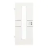 GARANT drzwi pokojowe Corona 732 wzdłuż Authentic Bianco CePaL z przeszkleniem LA-4 na środku