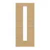 Drzwi przesuwne GARANT Corona 732 Quer Authentic dąb szypułkowy CePaL z przeszkleniem LA-4 na środku