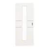 Drzwi przesuwne GARANT Corona 732 Quer Authentic Bianco CePaL z przeszkleniem LA-4 na środku
