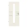 Drzwi pokojowe GARANT Corona 832 biały lakier 9010 CePaL z przeszkleniem LA-4 na środku