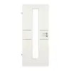 Drzwi pokojowe GARANT Corona 832 biel Struktura Premium CePaL z przeszkleniem LA-4 na środku