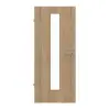 Drzwi pokojowe GARANT Corona 832 Authentic dąb szczelinowy CePaL z przeszkleniem LA-4 na środku