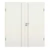 GARANT Drzwi dwuskrzydłowe Corona 850 biel Struktura Premium CePaL z ościeżnicą