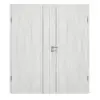 GARANT drzwi dwuskrzydłowe Corona 850 Authentic Grigio CePaL z ościeżnicą