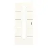 GARANT drzwi przesuwne Corona 830 Pearl White CePaL z przeszkleniem LA-4 na środku