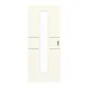Drzwi przesuwne GARANT Corona 832 Snow White CePaL z przeszkleniem LA-4 na środku