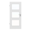 HUGA Drzwi wewnętrzne Białe Bütte Durat Basic z przeszkleniem LA 11