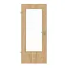 HUGA drzwi wewnętrzne dąb sękaty Durat Basic z przeszkleniem LA-DIN