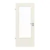 HUGA drzwi wewnętrzne białe podobne do RAL 9010 lakierowane Basic z przeszkleniem LA-DIN