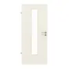 HUGA drzwi wewnętrzne białe podobne do RAL 9010 lakier Basic z przeszkleniem LA 24 na środku