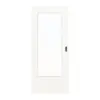 HUGA drzwi przesuwne biel pino Durat Basic z przeszkleniem LA-DIN