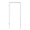 HUGA ościeżnica drewniana do drzwi dymoszczelnych biel pino Durat Basic z zaokrągloną krawędzią