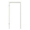 HUGA drewniana ościeżnica do drzwi dymoszczelnych biała zbliżona do RAL 9016 lakier Basic z zaokrągloną krawędzią