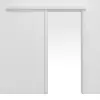 HUGA system drzwi przesuwnych naścienny biel baliowa Durat z ościeżnicą