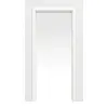 HUGA system drzwi przesuwnych chowany w ścianę biel pino Durat z ościeżnicą