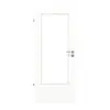 HUGA drzwi wewnętrzne biel ultramatowa Durat Basic Versio z przeszkleniem LA-DIN