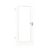 HUGA drzwi wewnętrzne biel ultramatowa Durat Basic Versio z przeszkleniem LA 8