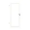 HUGA drzwi wewnętrzne biel ultramatowa Durat Basic Versio z przeszkleniem LA 27