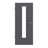 HUGA Drzwi wewnętrzne Strukturalne Antracyt Durat Basic Wersja z przeszkleniem LA 24