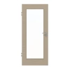 HUGA Drzwi wewnętrzne Struktura Taupe Durat Basic Wersja z przeszkleniem LA 8