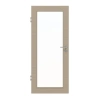 HUGA Drzwi wewnętrzne Struktura Taupe Durat Basic Wersja z przeszkleniem LA 27
