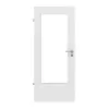 HUGA drzwi wewnętrzne biel bawełniana Durat Basic Versio z przeszkleniem LA-DIN