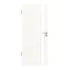 HUGA drzwi wewnętrzne Smart 1 biel pino Durat Concept z przeszkleniem od strony zamka