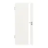 HUGA drzwi wewnętrzne Smart 1 biały lakier dekor podobny do RAL 9016 Durat Concept z przeszkleniem od strony zamka