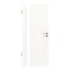 HUGA drzwi wewnętrzne Smart 1 biel pino Durat Concept z przeszkleniem po stronie zawiasów