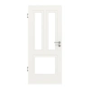 HUGA Drzwi wewnętrzne Lacuna 3 Białe lakierowane Classic z przeszkleniem LA