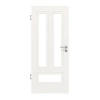 HUGA Drzwi wewnętrzne Lacuna 5 Białe lakierowane Classic z przeszkleniem LA