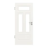 HUGA Drzwi wewnętrzne Lacuna 6 Białe lakierowane Classic z przeszkleniem LA 2