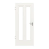 HUGA Drzwi wewnętrzne Lacuna 8 Białe lakierowane Classic z przeszkleniem LA