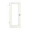 HUGA drzwi wewnętrzne Kontur 1 biały lakier klasyczny z przeszkleniem LA