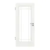HUGA drzwi wewnętrzne Kontur 1 biały lakier klasyczny z przeszkleniem LA Lugano