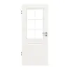 HUGA drzwi wewnętrzne Kontur 2 biały lakier klasyczny z przeszkleniem LA szpros 2/3