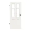 HUGA drzwi wewnętrzne Kontur 4 biały lakier klasyczny z przeszkleniem LA szpros 1/3