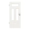 HUGA drzwi wewnętrzne Kontur 5 biały lakier klasyczny z przeszkleniem LA 2