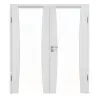HUGA drzwi dwuskrzydłowe Sueno 2 dąb biały Durat Concept z ościeżnicą