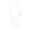 HUGA drzwi przesuwne biel ultramatowa Durat Basic Versio z przeszkleniem LA 7