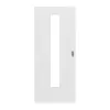 HUGA drzwi przesuwne biel bawełniana Durat Basic Versio z przeszkleniem LA 24