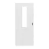 HUGA drzwi przesuwne biel bawełniana Durat Basic Versio z przeszkleniem LA 4