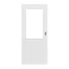 HUGA drzwi przesuwne biel bawełniana Durat Basic Versio z przeszkleniem LA 7